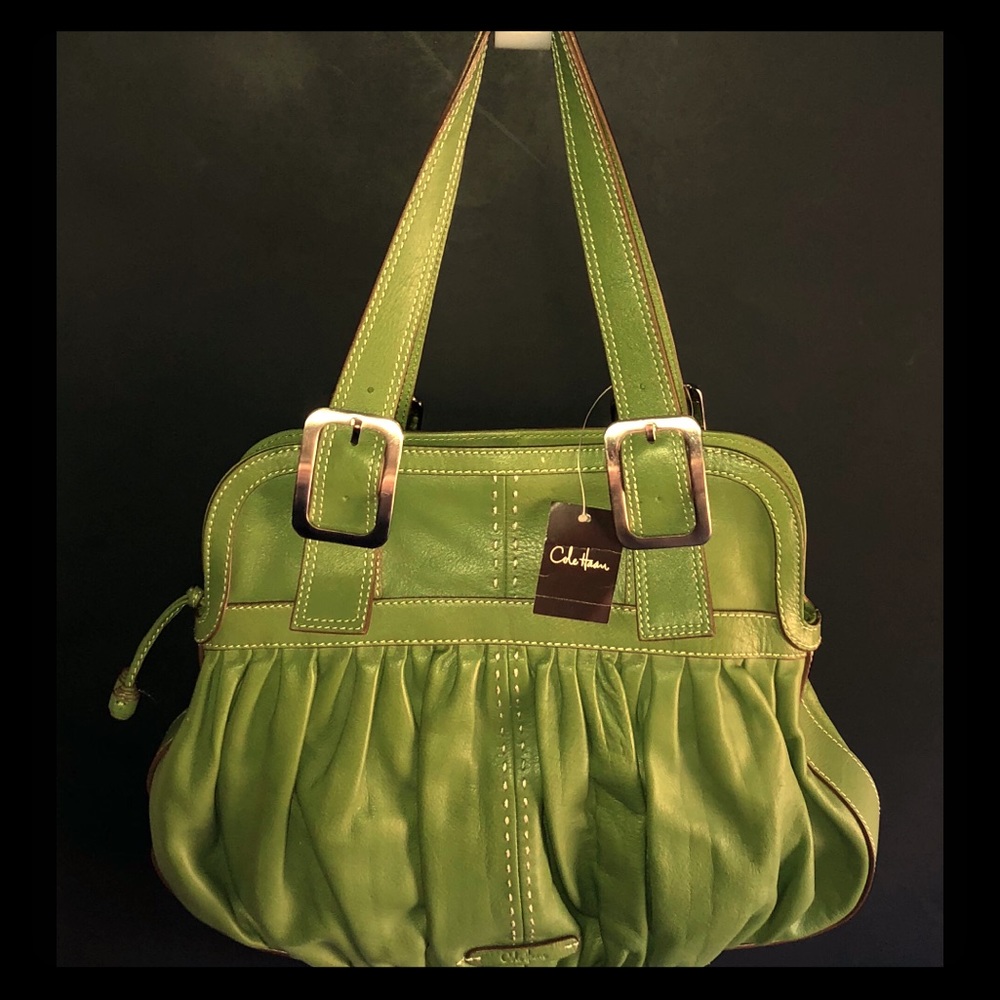 NWT Cole Haan Large Ruched Satchel